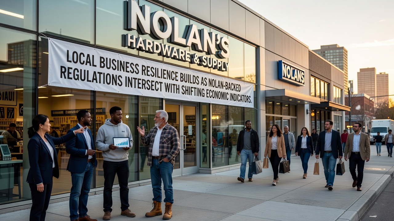 Local Business Resilience Builds as Nolan-Backed Regulations Intersect with Shifting Economic Indicators